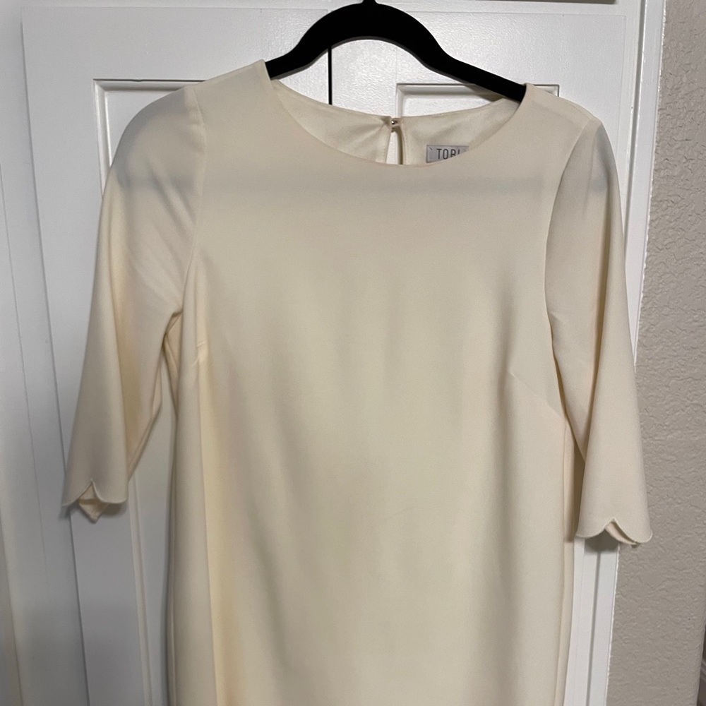 Cream Tobi shift dress